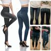 Damskie zimowe Jegging Jeans Genie Slim Fashion Jeggings Legginsy 2 Prawdziwe kieszenie Spodnie fitness