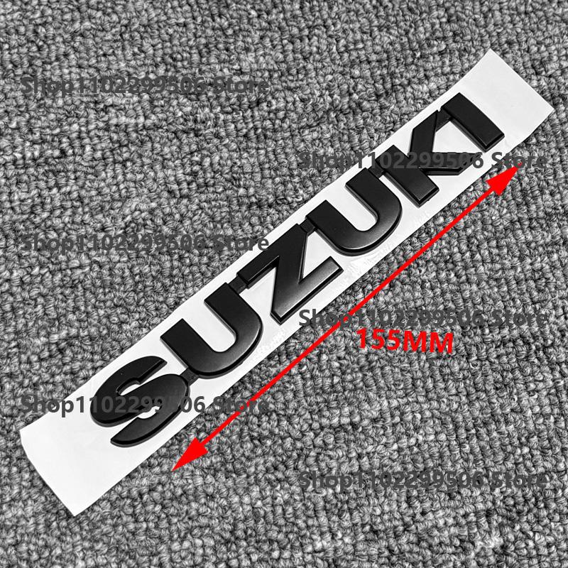 ABS Car Rear Trunk Emblem black Chrome Badge Sticker For For Suzuki Swift Letter Logo Decor