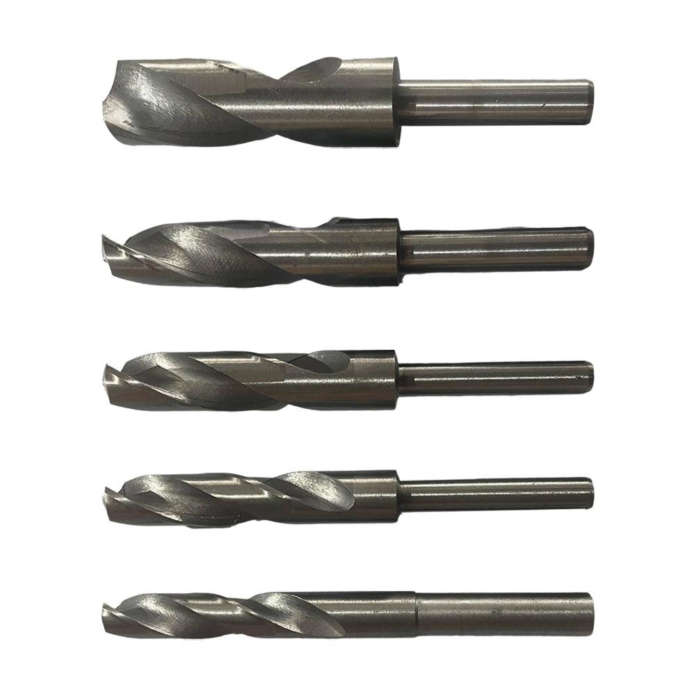 5PCS HSS Round Shank Drill Bits 135mm Length for For Metal Wood and Plastic Engineered for Enhanced Durability