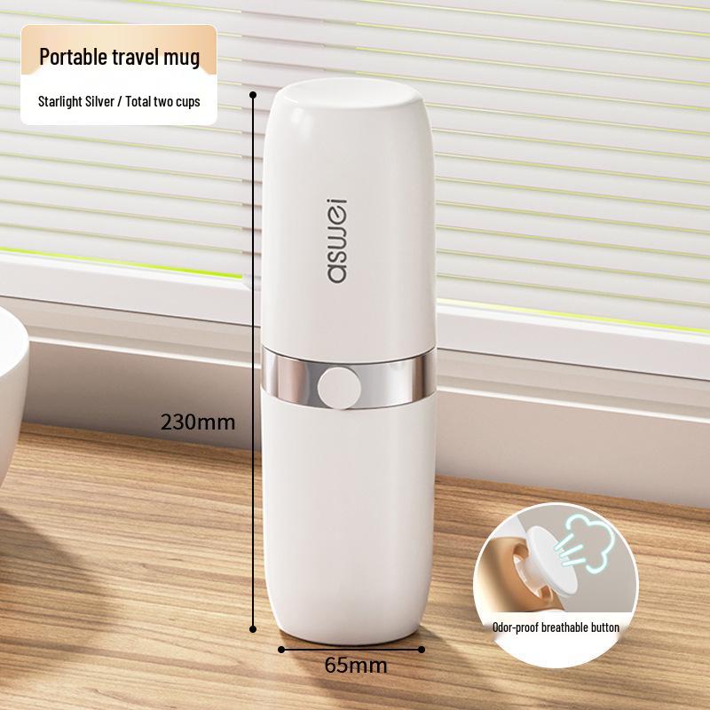 

Portable Travel Toothbrush Set: Wash Cup & Holder with Storage 401-500ml