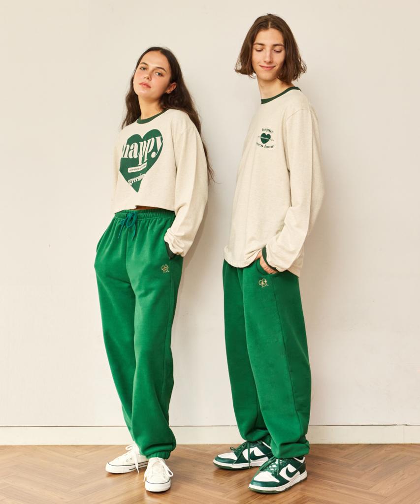 Kkuape [Unisex] Quafy Jogger Pants_Green