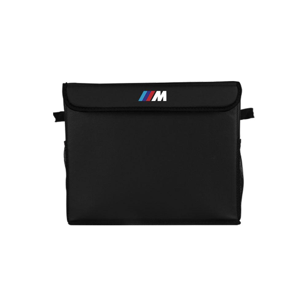Geantă de depozitare pliabilă pentru portbagajul mașinii din piele PU, cutie de camping pentru BMW M Performance E46 E90 E60 E39 E87 E36 F20 E92 Accesorii auto