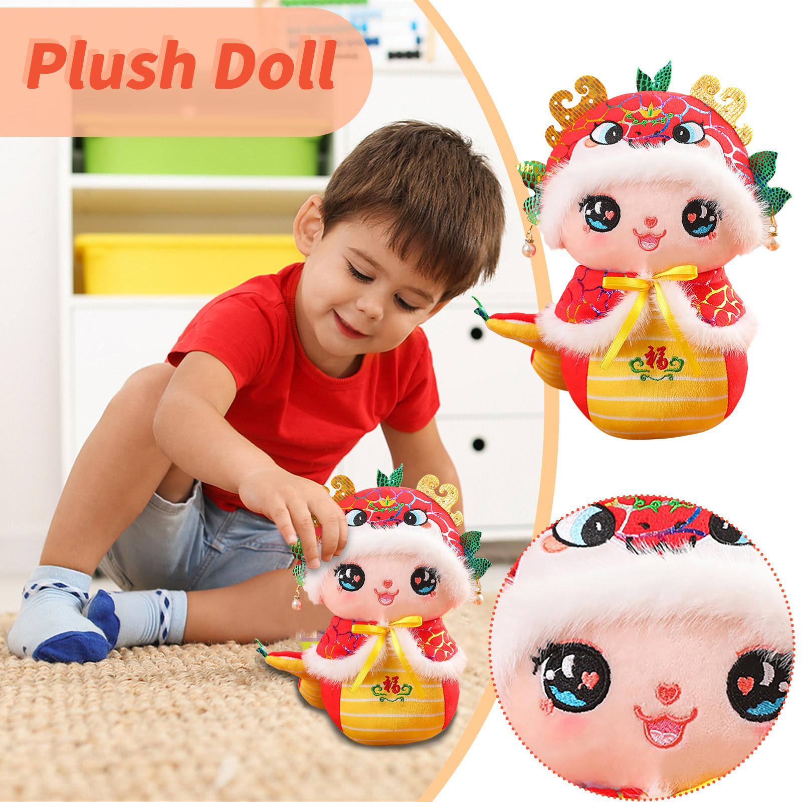 

Plush Doll Toy Gift Cartoon Children s Rag Doll Doll One Size червоний