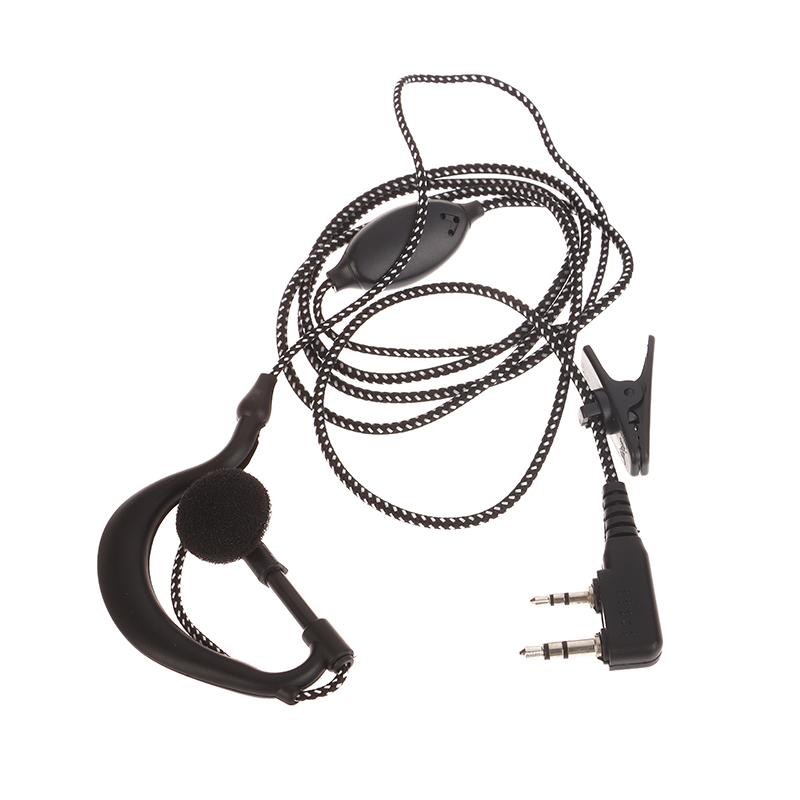 High Quality Ear Hook Earbud Interphone For Baofeng Uv5R 2Pin Earpiece Headset Mic For Radio Security Walkie Talkie