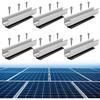 Panel Mounting Brackets, 6 Pieces 200mm Short Aluminum Mounting Rail Include M5.5 * 30mm Screws + Rubber Pads - DD
