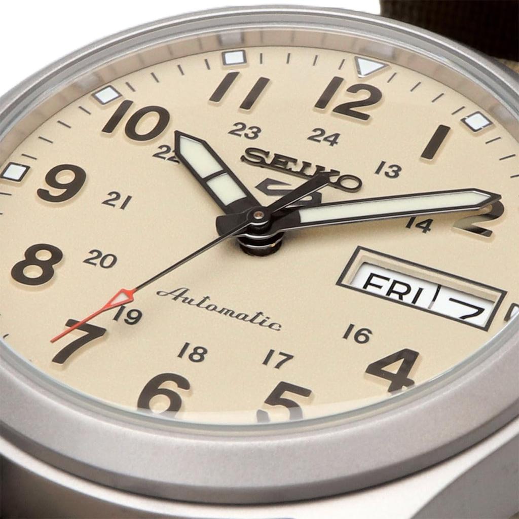 Seiko 5 SPORTS Seria Field Zegarek mechaniczny Seiko Five Sports Wyprodukowano w Japonii SRPJ83 Beżowy Model zagraniczny [Seiko] Średniej wielkości Męski [Przedmiot]