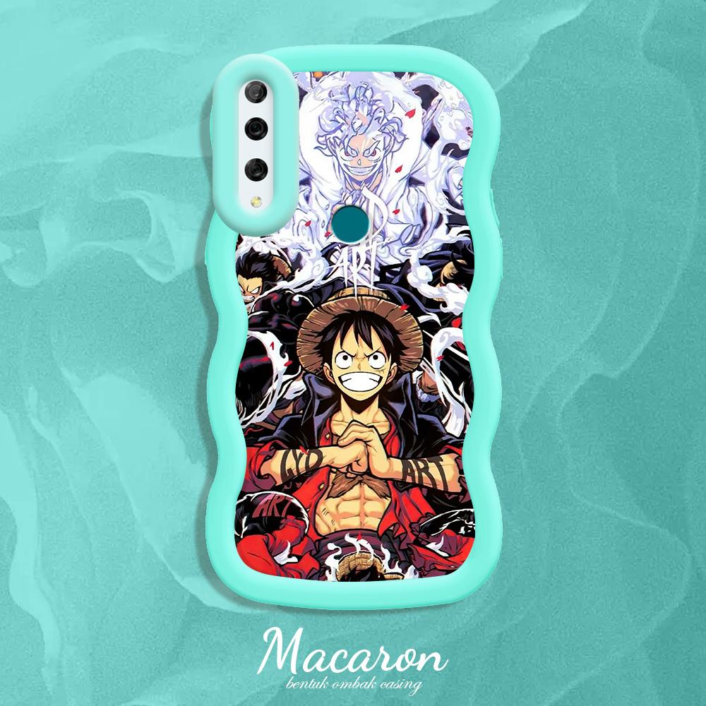 

Окрашенный узор Big Wave Edge Мягкий силиконовый материал Macaron чехол для телефона противоударный защитный резиновый чехол для iPhone Huawei Honor Infinix Tecno Tecno Pova 6 Neo синий