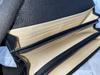GUODI Long Wallet with Flap, Genuine Ostrich Leather with Card Holder, TK-RP30LW2, Unisex (Black)