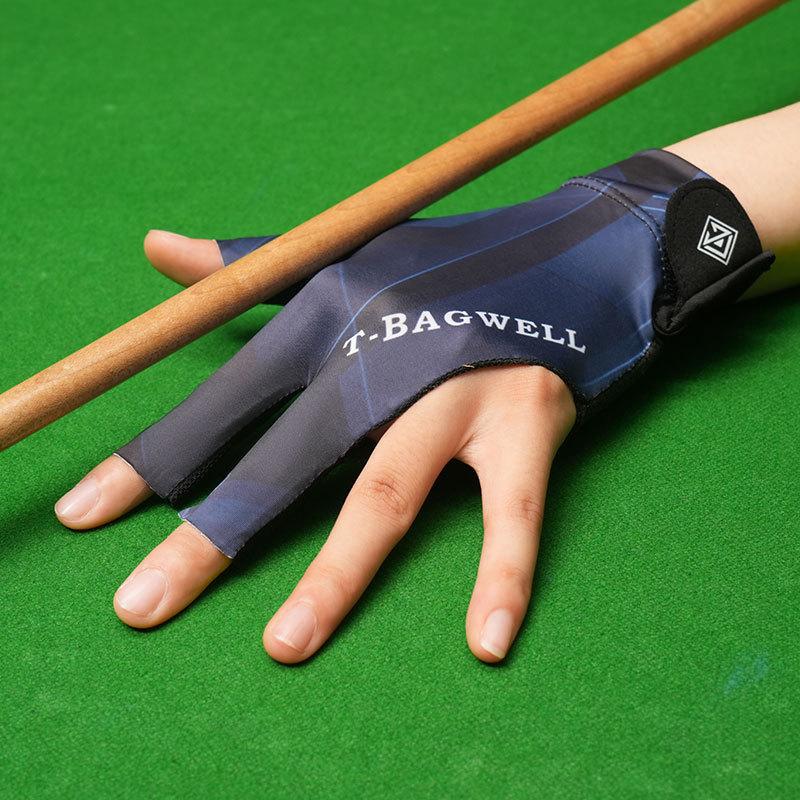 Men's and Women's Billiards Finger Exposed Professional Snooker Competition Anti Slip Thin Three Finger High Elastic Billiards Gloves