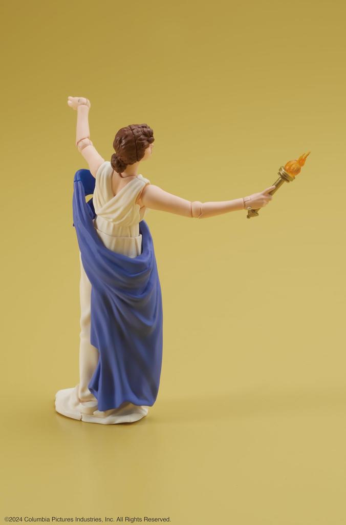 DIGACTION TORCH LADY OF COLUMBIA, approx. 80mm tall, non-scale, PVC, pre-painted, movable figure