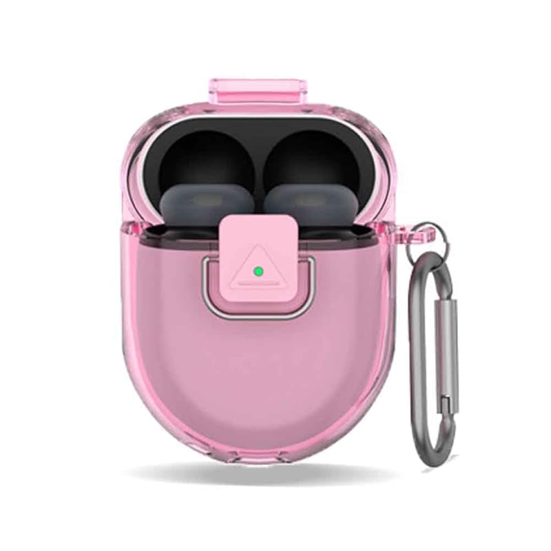 

For Google Pixel Buds Pro for case cover wireless Earphone [RoBeKaU] compatible: 2 clear protective case With secure lock Can be charged while wearing