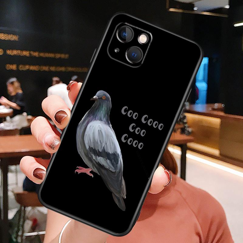 Pigeons Doves Bird Birds Flock Animal Case For iPhone 11 12 13 14 15 16 Pro Max Mini X XS XR 14 Plus Protect Cover