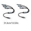USB Type C 3 In 1 Expansion Cable 3.5mm Sound PD60W Fast Charging OTG Data Cable for Notebook and Tablets
