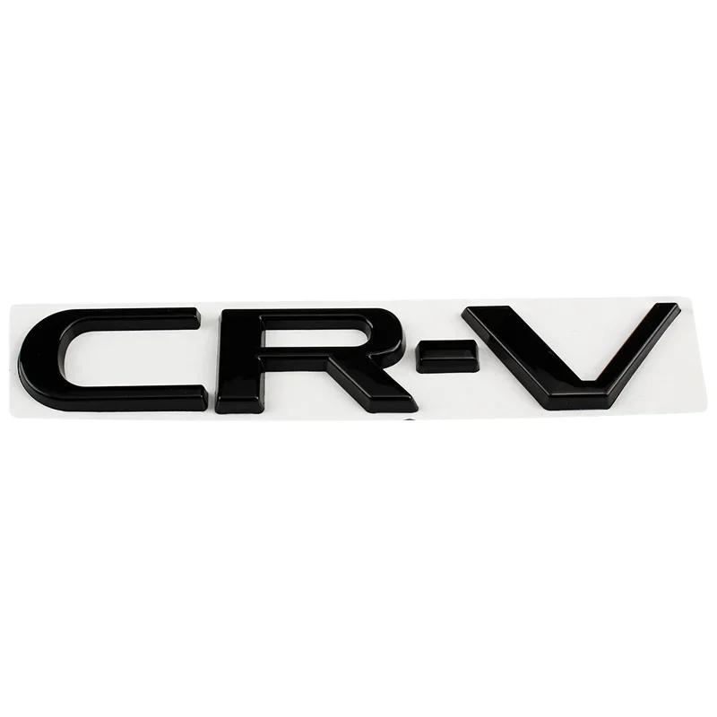 15.4cm Metal 3D Car Stickers Side Fender Badge Styling for Honda CRV Logo 2023 2024 Rear Trunk Emblem Decal Exterior Accessories