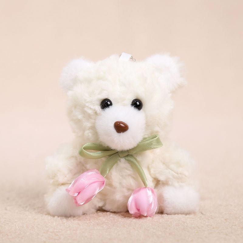 Plush Bear Keychain With Pp Cotton Filling For Kids And Adults Collectible Gift
