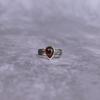 Genuine Garnet Ring Silver Oxidized Bohemian Ring Garnet Handmade Ring for Women Healing Red Gemstone Ring Unique Gemstone Ring Gifts