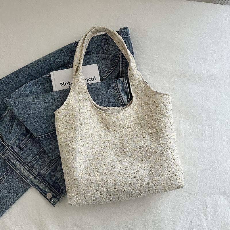 

Французская вышивка национальный стиль ретро женская сумка для отдыха 2025 новая литературная ins стиль нишевая сумка-тоут сумка через плечо