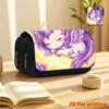 Large Capacity Double-Layer Flip-Top Pencil Case Suitable for School & Travel - Cute Pony Themed Pencil Box with 2D Printed, Multi-Functional Organize