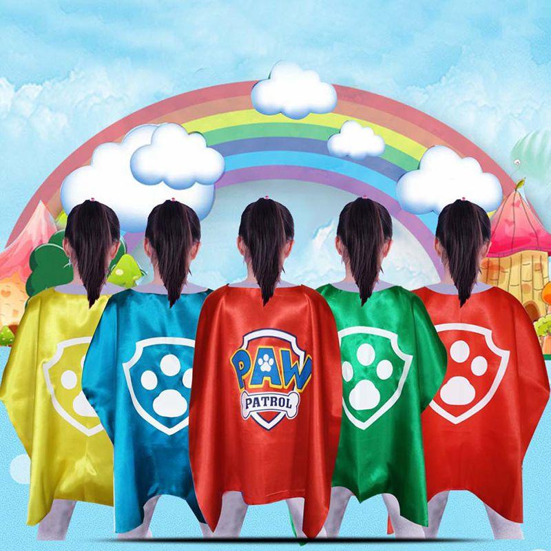 Vibrant Paw Patrol Cosplay Set For Kids With Colorful Cloak And Mask Included
