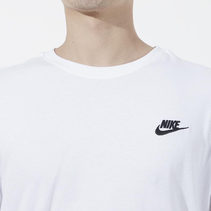 Nike Embroidered Logo Loose-Fit Running Long Sleeve T-Shirt Men Tops White AR5194-100