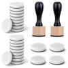A25F-For Crafting, Scrapbooking, And Art Supplies Mini Ink Blending Tool Set, 46 Pcs Round Daubers