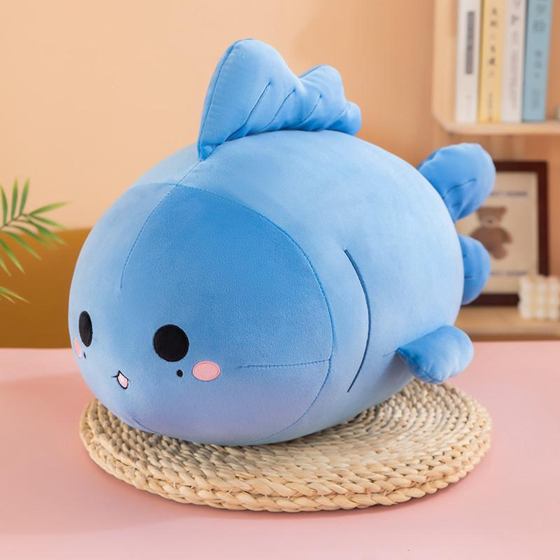 

Cute Blue Fish Plush Toy Soft Stuffed Animal Gift For Kids And Teens 20cm
