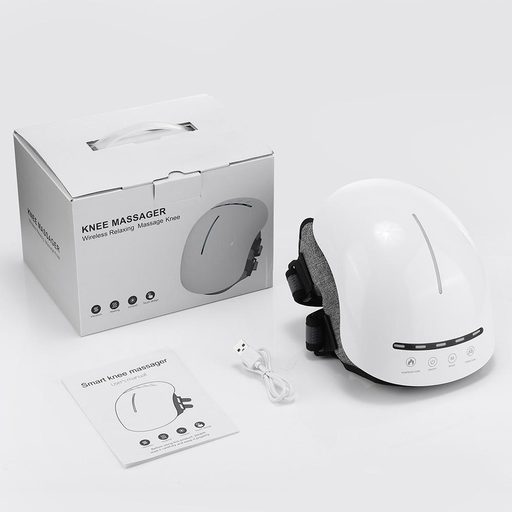 

Электрический умный массажер для колена с подогревом, красный свет, беспроводной, 3 уровня нагрева и 3 режима вибрации, расслабляющий массаж для суставов и коленей для взрослых