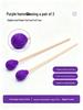 Professional Beech Wood Mallets with Wool Yarn Heads - Soft, Medium, Hard for Marimba & Xylophone