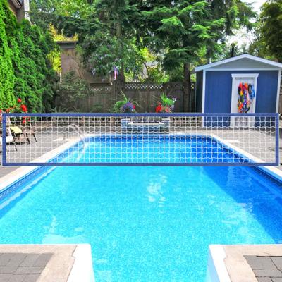 15ftx3ft Folding Training Net with Carrying Bag Pool Water Volleyball Net Adjustable Portable Volleyball Net for Summer Party