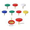 100Pcs Colors Push Pins Colorful Decorative Thumb Tacks Roundness Head Push Pins