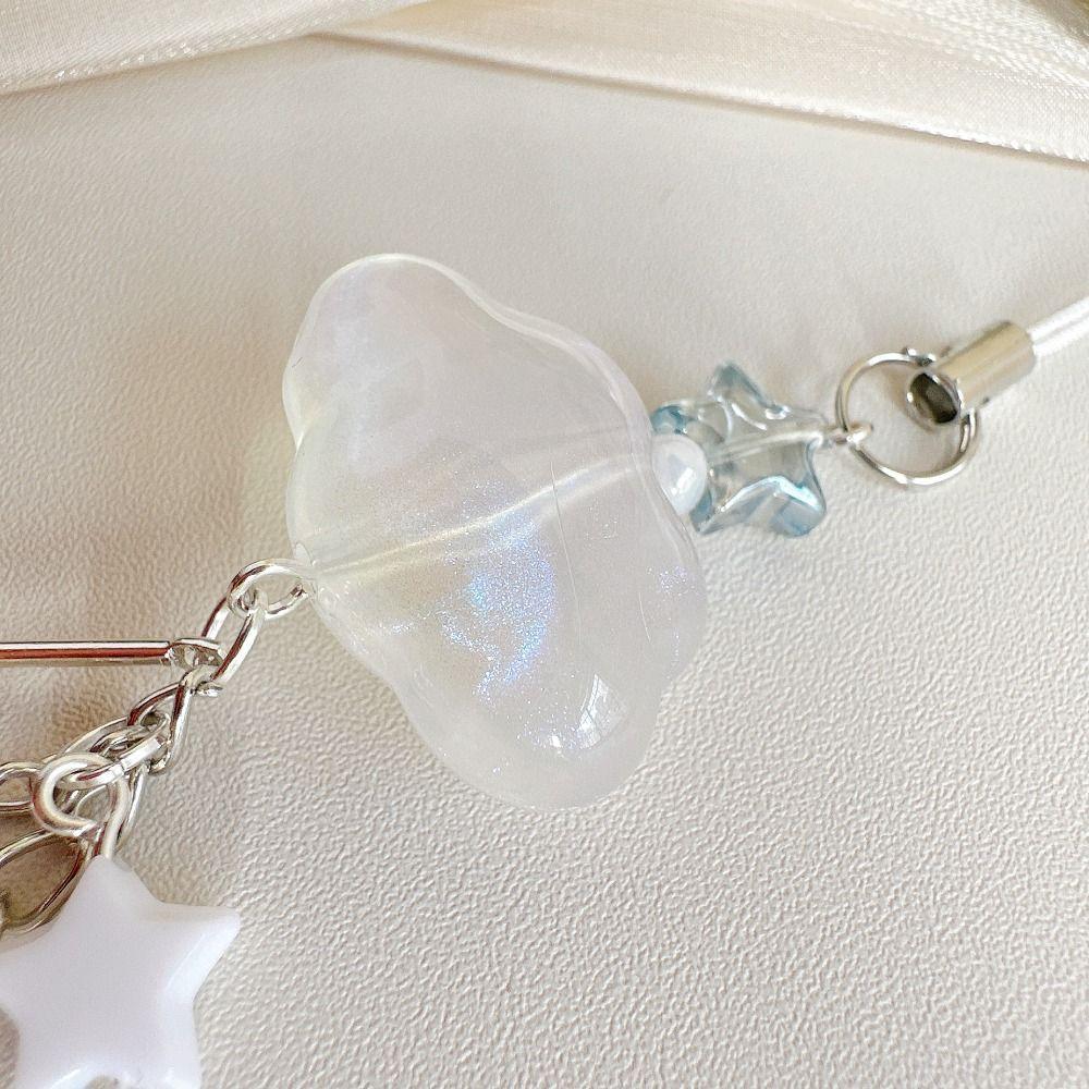 Acrylic Moon Star Phone Charms Mid-Autumn Festival Mobile Strap  Mobile Phone Accessories