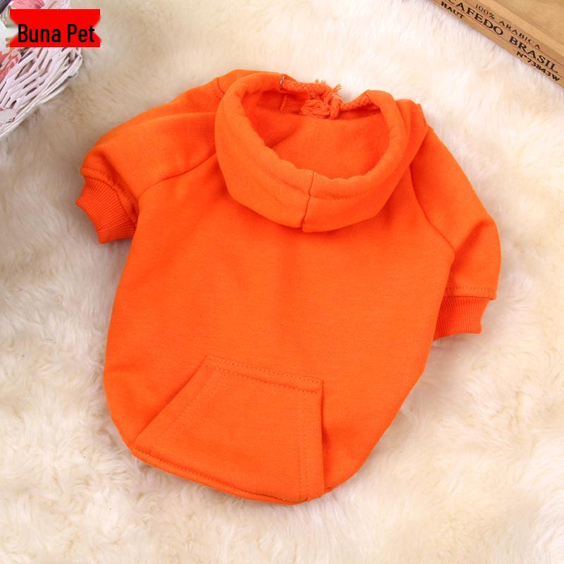 

New Autumn/Winter Puppy Hooded Sweatshirt - Fashionable Sports Style with Pocket XL оранжевый