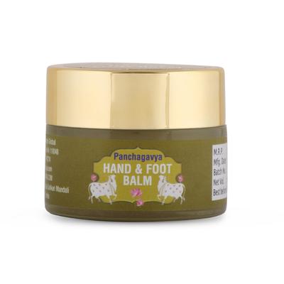 Anaghaya Natural Hand & Foot Balm for Dry and Sensitive Skin with Sesame Oil & Lotus Essential Oil For Daily Use Heels & Dry Hands Treatment 15gm