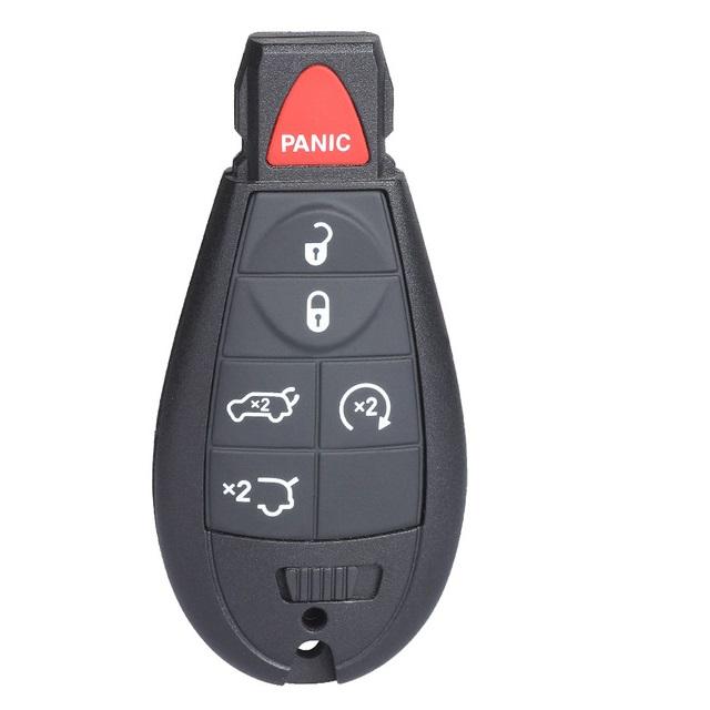 KEYECU Keyless go Remote Fobik for Dodge Caravan Chrysler Town & Country Jeep for Jeep Cherokee Fob 433MHz - M3N5WY783X IYZ-C01C