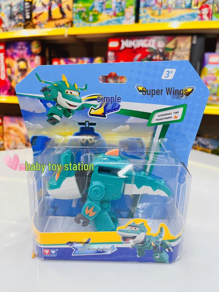 11-Piece Large Robot & Dinosaur Train Transformation Set for Boys