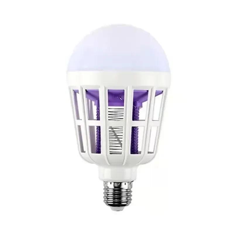 LED Mosquito Killer Light Bulb Bulk 2 In 1 Electronic Lamp for Fruit Flies Bug Fly Insect Suitable for Indoor Entryway Patio Doorway Corridor Mosquito