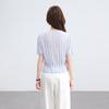 Srcr Silk Blend Knitted Short T-Shirt Cardigan