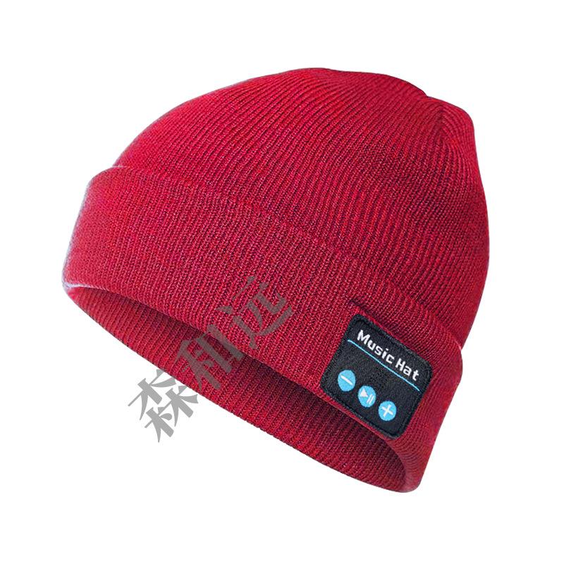 Bluetooth Music Knit Hat - Wireless Stereo Cap for Night Running & Cycling, Autumn/Winter Warmth