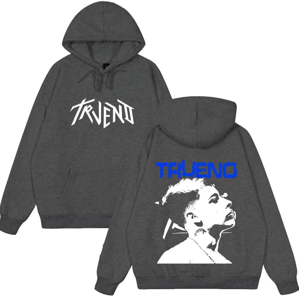 Rapper Trueno Album Tour 2026 Graphic Print Hoodie Unisex Fashion Pullover Long Sleeves Casual Oversized Fan Gifts Sweatshirt