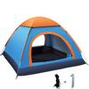 3 Colors Outdoor Tent 3-4 People Fully Automatic Camping Thickening Rain-proof Tent Quick-opening Large Space Double-door Tent