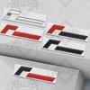 3D Autoaufkleber Rennstreifen R Emblem Auto Karosserie Abzeichen Kofferraum Aufkleber für Golf 8 Beetle Scirocco Passat Sharan Tiguan Zubehör