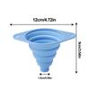 Funnels for Kitchen Use Foldable Wide Mouth Filler Silicone Funnels for Kitchen Use Filling Bottle Canning Water Powder Transfer