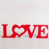 1pc Wooden English Letter “LOVE” Ornaments for Home Decoration, European Style Love One-piece Wedding Crafts, Home Decoration