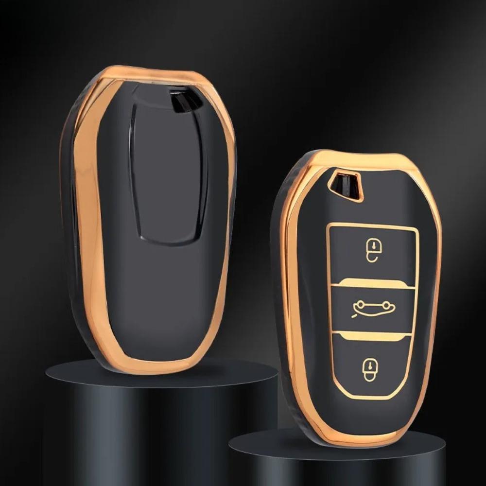 TPU Car Remote Key Case Cover Shell for Peugeot 2008 3008 4008 5008 308 408 508 Citroen C1 C2 C4 C6 C3-XR Picasso Grand DS3 DS5