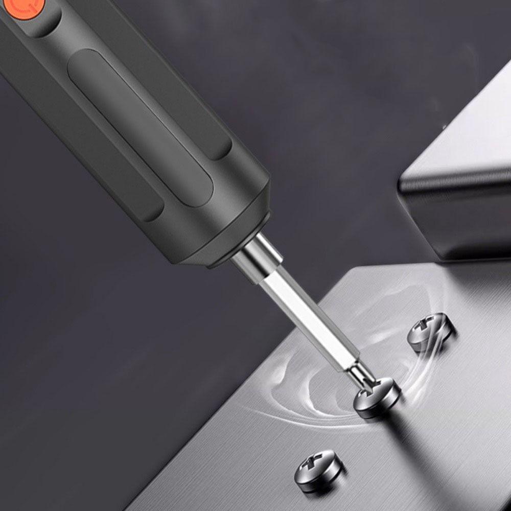 Lithium Battery Cordless Electric Screwdriver USB Rechargeable Power Drill Home Repair Tools