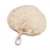Chinese Style Handmade Fan Natural Hand Weaving for Palm Leaf Fan Blades Portable Cooling Fan For Child and Adult