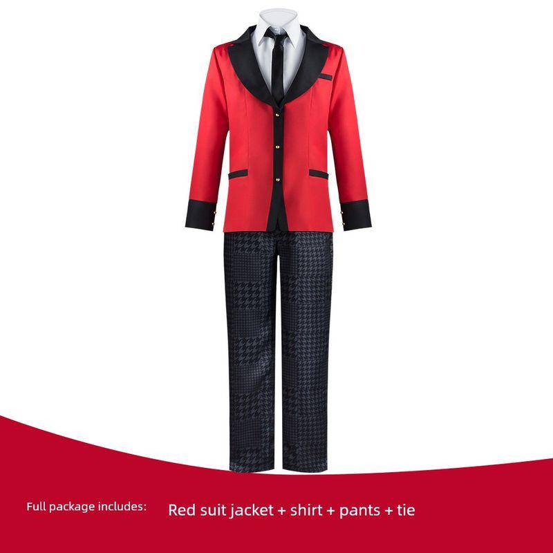 Kakegurui Cosplay Costumes: Yumeko Jabami, Momoru Igarashi, Yuma Aoi, Mei Huangzhuanyue Cosplay Outfits