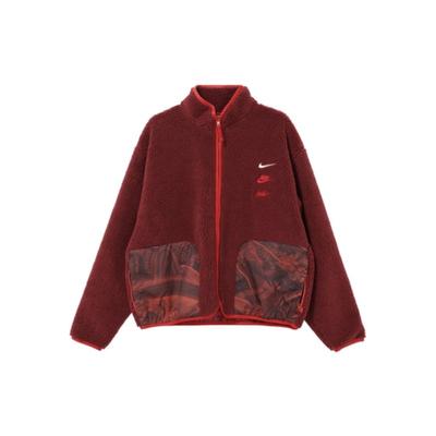 FW23 Velvet Feel Coat Men's Team Red Color FZ6194-677