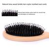 Boar Bristle Hair Brush Women Wood Bamboo Hair Brush Professional Curly Airbag Scalp Brush Comb For Hair Beauty Care Salon Tools