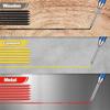 2pcs/Set 2.8mm Carpenter Mechanical Pencil Set with Built-In Sharpener for Woodworking Construction Long-Head Stationery Pencil